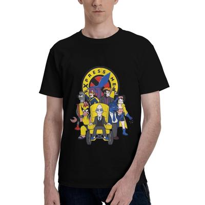 Graphic Printing Futuramas Cartoon Comic T Shirt for Men Women  100% Cotton Tee Shirt Short Sleeve Tops