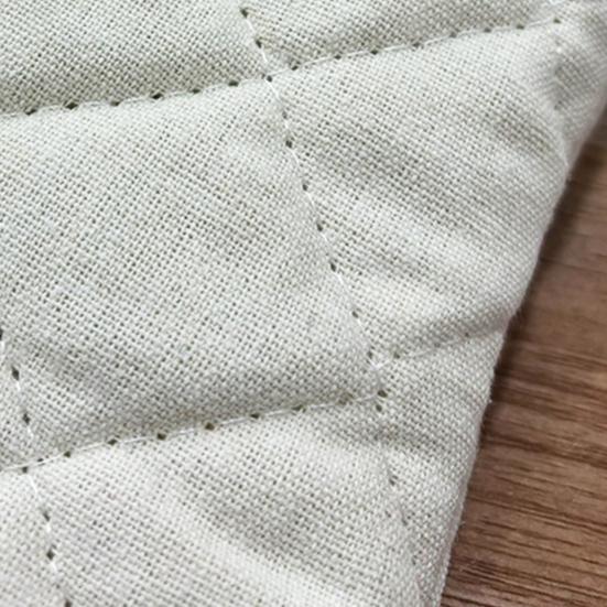 2Pcs Thickened Cotton Oven Mitts Heat-Resistant Baking Gloves for Microwave And Grill Non-Slip Machine Washable Essential Kitchen Tool