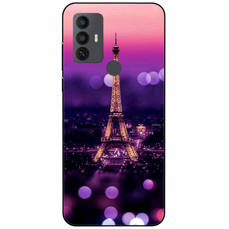 Für TCL 30 SE Hülle 305 6.52'' Silikon Weich Mode TPU Handyhülle für TCL 305 306 30SE Hülle 6165A Bumper Funda für TCL30SE 405