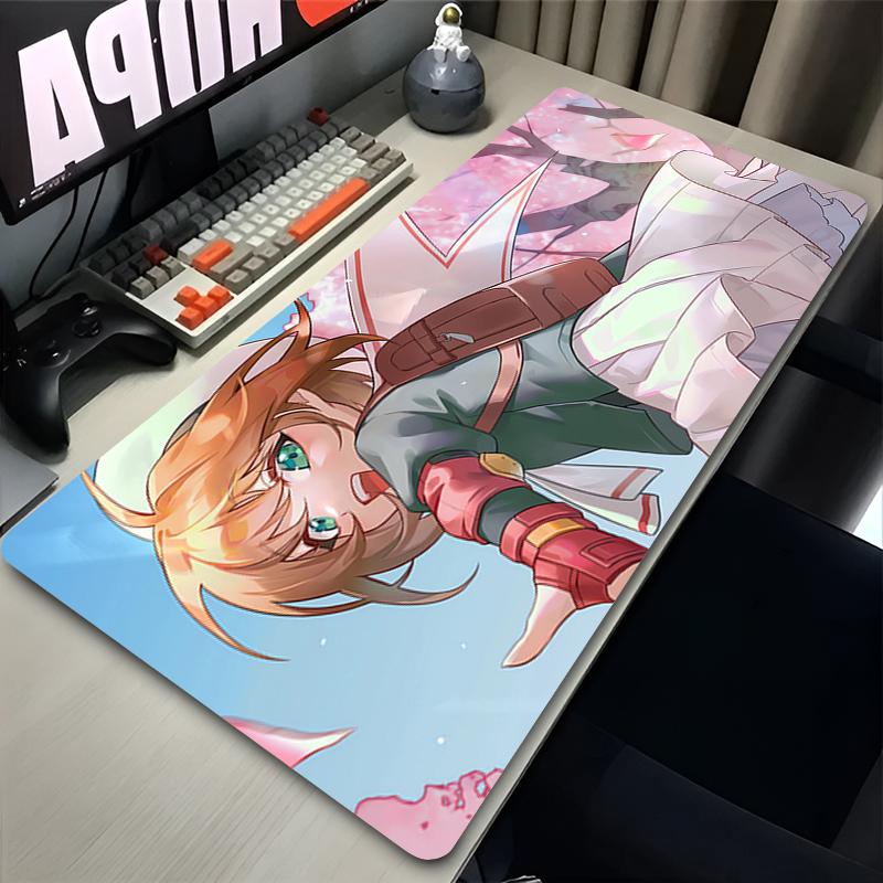C Card Captor Sakura Electronic Gaming Computer Mouse Pad Game Machine Carpet Keyboard Pad Desktop Protector Cartoon Mouse Pad