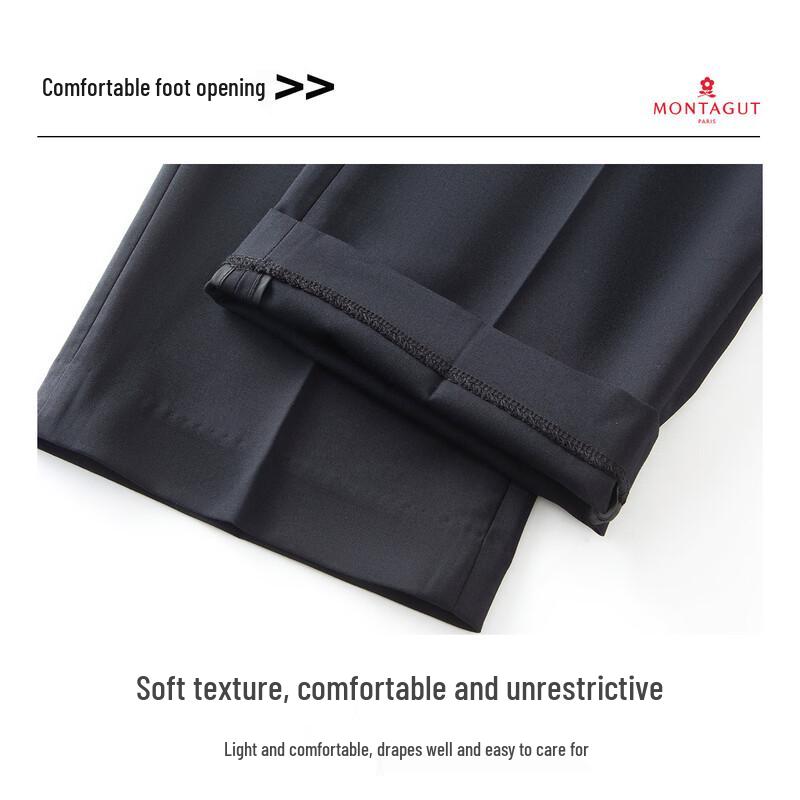 Montagut Men's Slim-Fit Stretch Suit Pants