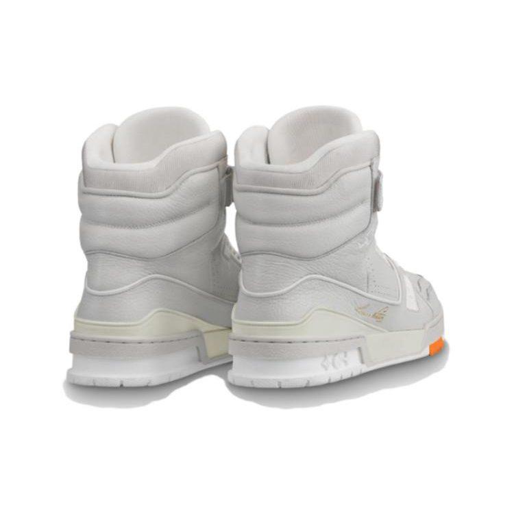 Louis Vuitton Lv Men's Trainer Sports Shoes Gray/White 1A5A0A