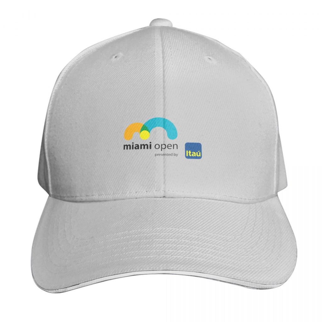 Miami Open Logo Tennis Present Baseball Cap birthday Sunscreen custom caps Beach Outing Womens Golf Wear Unisexs