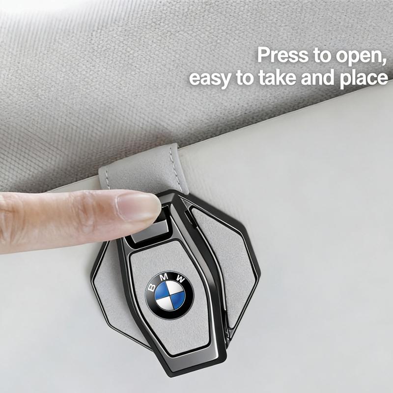 Car headrests, magnetic leather eyeglass holders, ticket holders, etc For BMW E39 E46 E90 E36 E60 E34 E30 F30 X1 X3 X5 X6 71