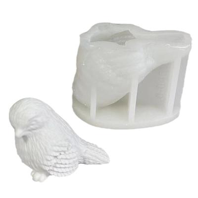 Bird Shaped Candle Molds Bird Shaped Resin Molds for Making Candle Soap Room Decorations Cake Top Fondant Decorations