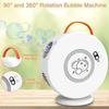 Childrens Automatic Bubble Machine With Multihole Outflow For Indoor And Outdoor Fun
