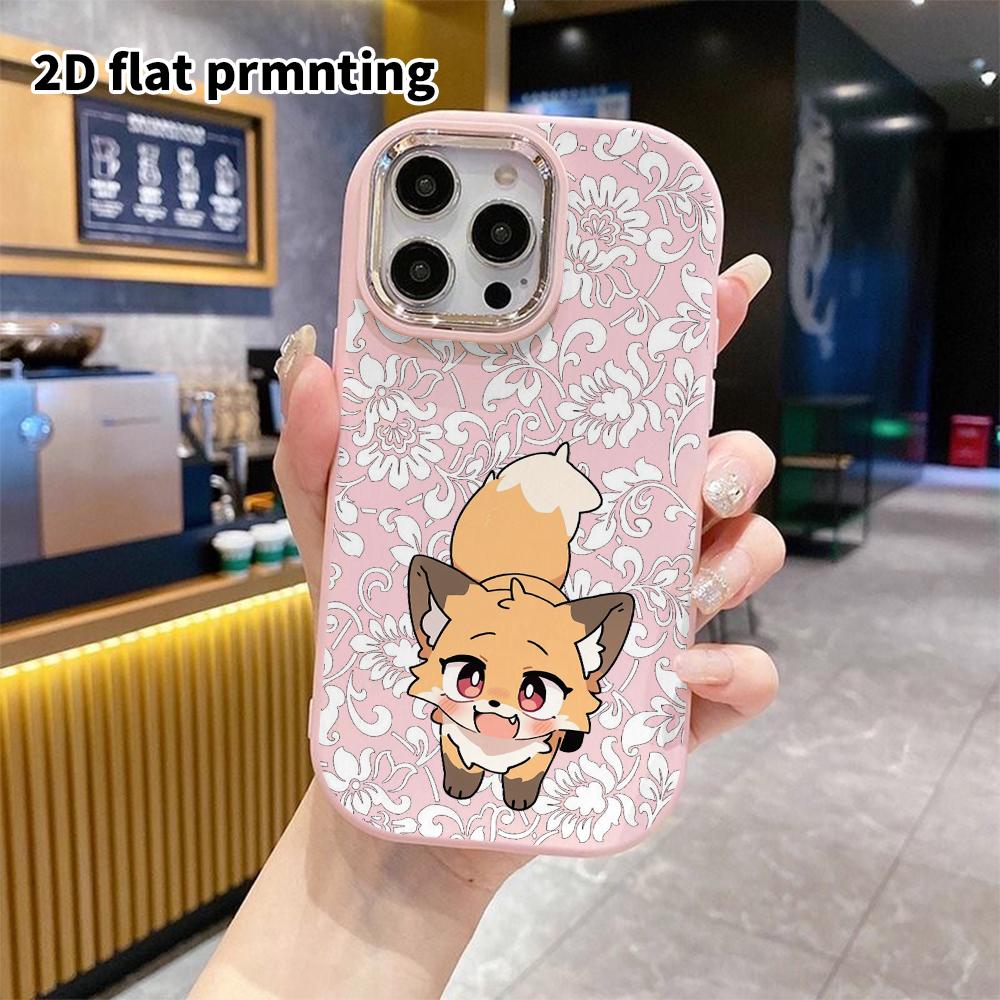 Phone Case: 2D Flat Design Suitable for iPhone 18 17 16 15 14 13 Pro Protective Case, Couple Style, Little Fox, Christmas and Halloween Gifts