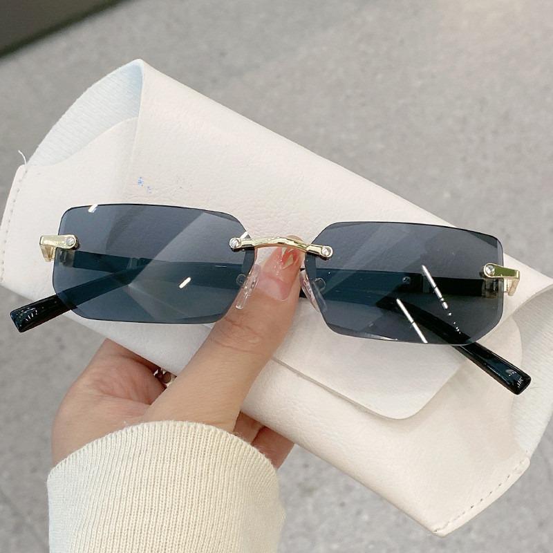 Eyeglass for Women's Square Frame Korean Fashion Shades Sunglasses for Women/Men