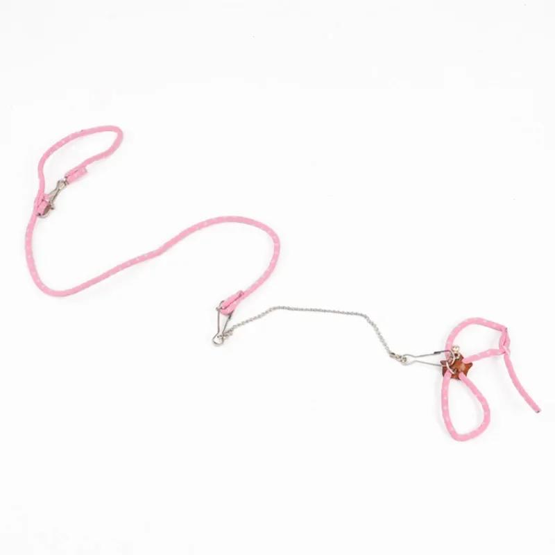 Pet Adjustable Soft Harness Leash Bird Parrot Hamster Ferrets Rat Pet Pig Leashs Pet Anti Loss Leashs To Avoid Running Around