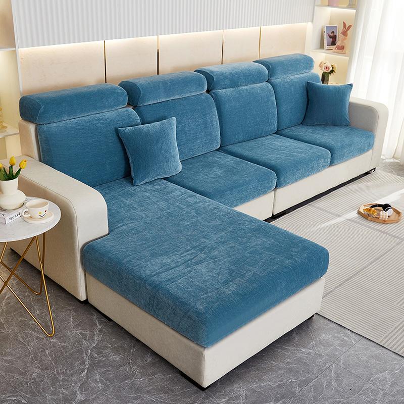 Stretch Seat  Cover Sofa Cushion Furniture Protector For Sofa Thick Seat Cushion Washable Slipcover Sofa Cover For Living Room