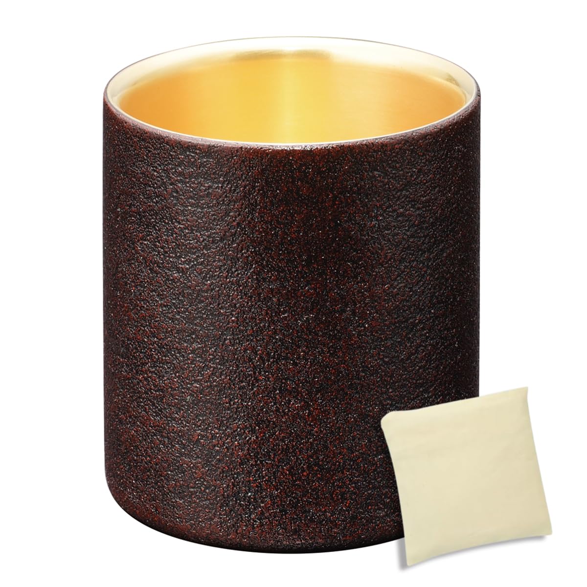 

Стакан для виски Tsubame Yamanaka с лаковым покрытием, двухстенный, лак x 250 мл, эко-сумка, сделано в Японии, J-kitchens-bag, Oboro/Красный, 7,3 см, 8,3 см / Вьетнам/Лак