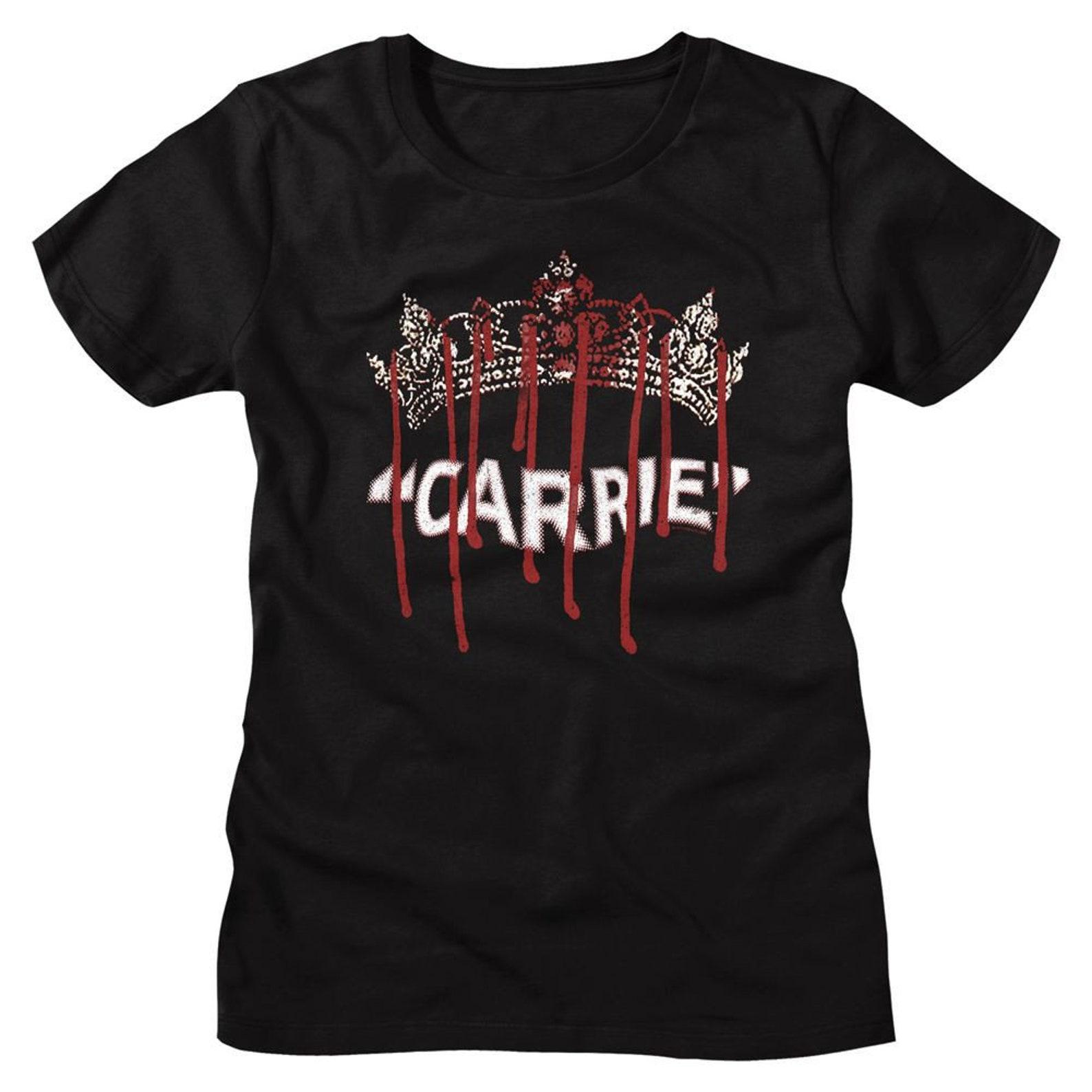 Carrie Qween Carrie Black Women s T-Shirt XL