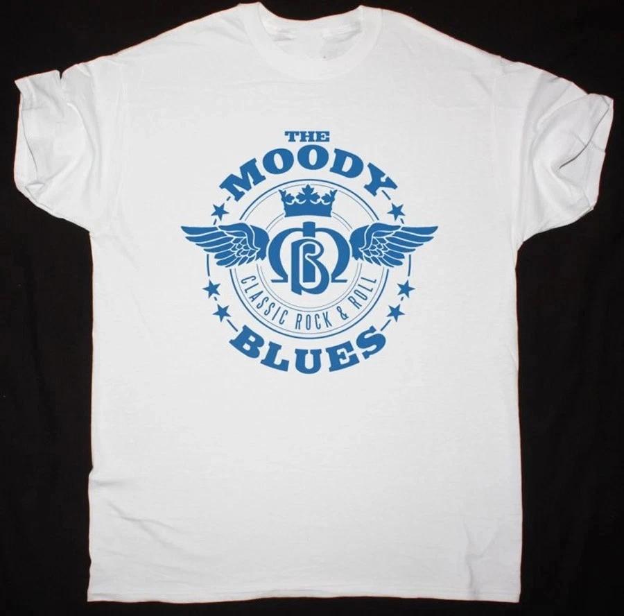 Vtg The Moody Blues T-shirt White Short Sleeve all sizes T-shirt