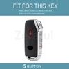 5 Button Tpu Car Key Case Cover Auto Shell Fob Holder For Kia Telluride Telluride Sx  Sportage R   K5 Gt Line Seltos