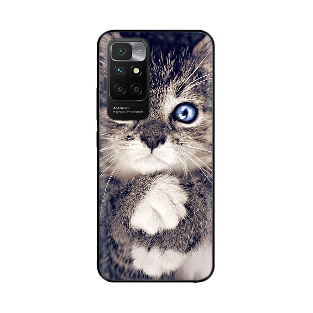 For Redmi10 Xiaomi Redmi 10 Case for Redmi 10 Prime Bumper 6.5 inch Soft TPU Silicone Cover For redmi10 Cases Marble Back Cover