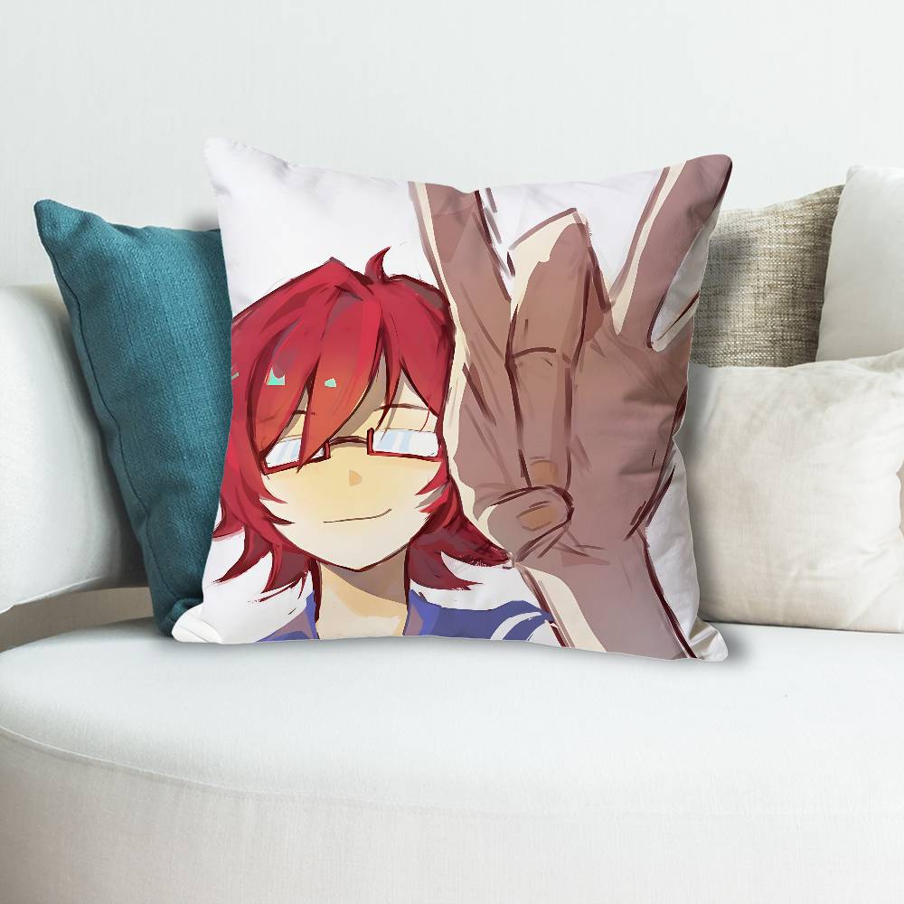 YYandere SSimulator Spiel Anime Berühmtheit Merchandise AllMatch Bedruckter Kissenbezug Sofa Auto Büro Zimmer Dekoration Schutz