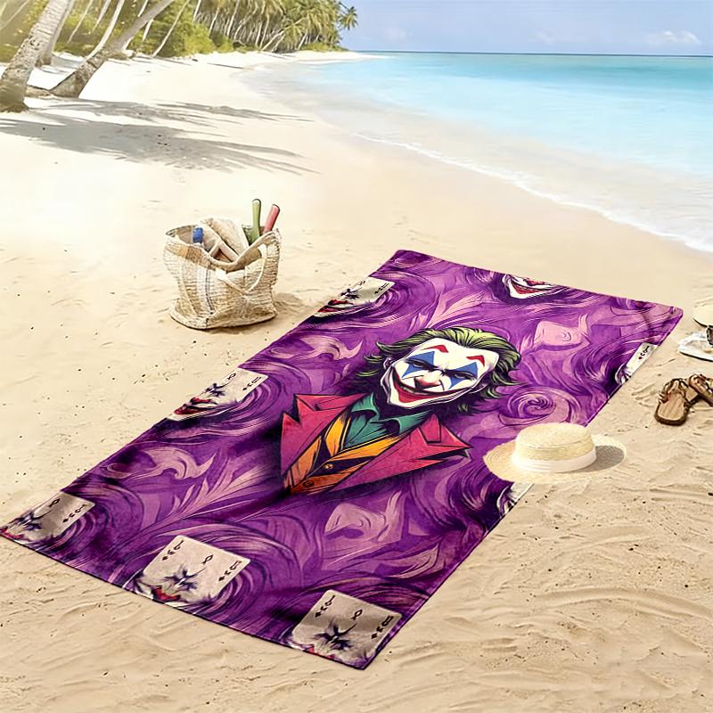 1pc JOKER Beach Towel, Multi-functional Beach Towel for Outdoor Activities Beach Swimming and Travel