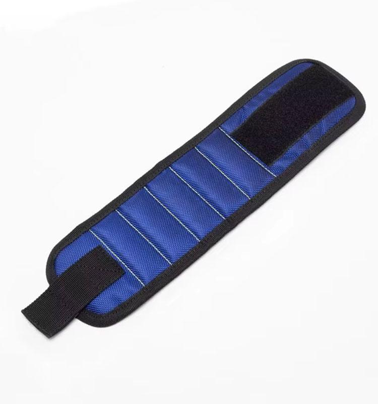 

Магнитный браслет поставляется с 10 сильными магнитами, инструмент для ремонта запястья, аксессуары для винтов, гвоздей, болтов, дрелей, крепежей, своими руками синий