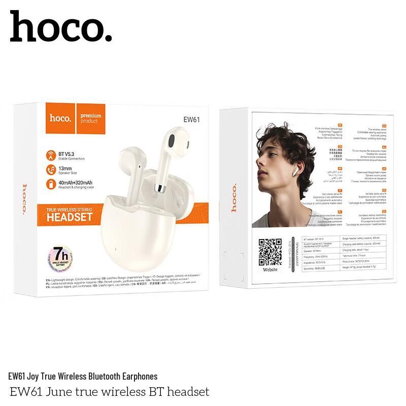 HOCO EW61 True Wireless Semi-In-Ear Bluetooth-Ohrhörer