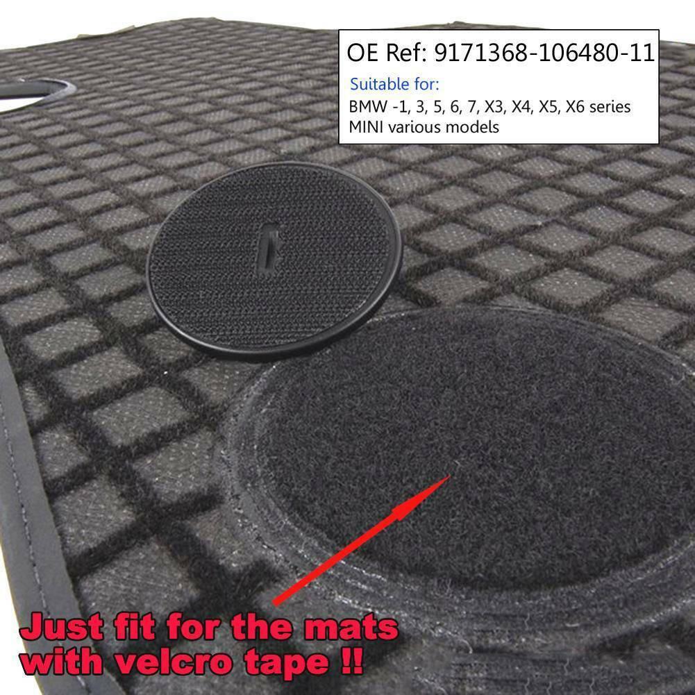 Replace Floor Mat Clips Screw In 07149166609 2pcs Black