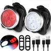 Bike 650ma Light Set Super Bright Usb Rechargeable Bicycle Light Waterproof Ipx4