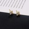 4 Piezas/Set Pendientes Anime Oosaki Nana de Presión Punk Cristal Saturno Piercing Pendientes Set para Mujeres Joyería