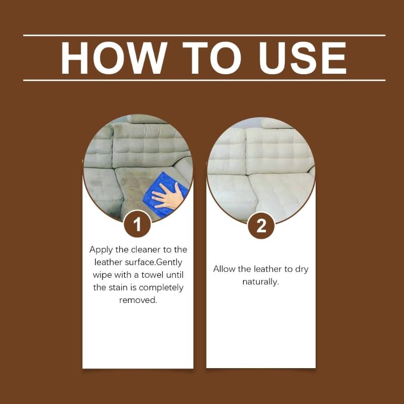 Nourishing Leather Conditioner for Preventing Cracks and Maintaining Softness In Household and Vehicle Leather Goods