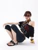Women's Retro High-Waisted Slimming 7-Point Denim Capri Pants - Summer 2026 Collection
