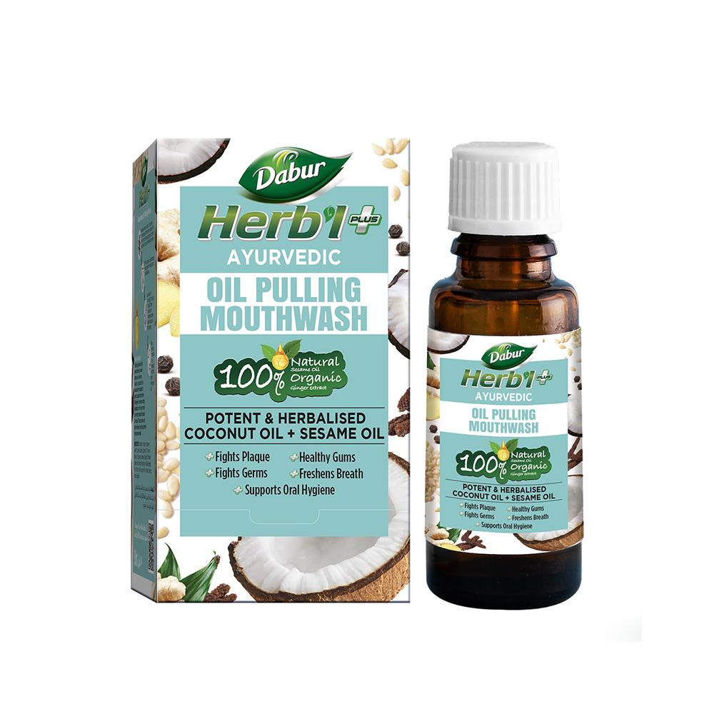 Ayurvedic Herbal Oil Pulling Mouthwash 50ml.