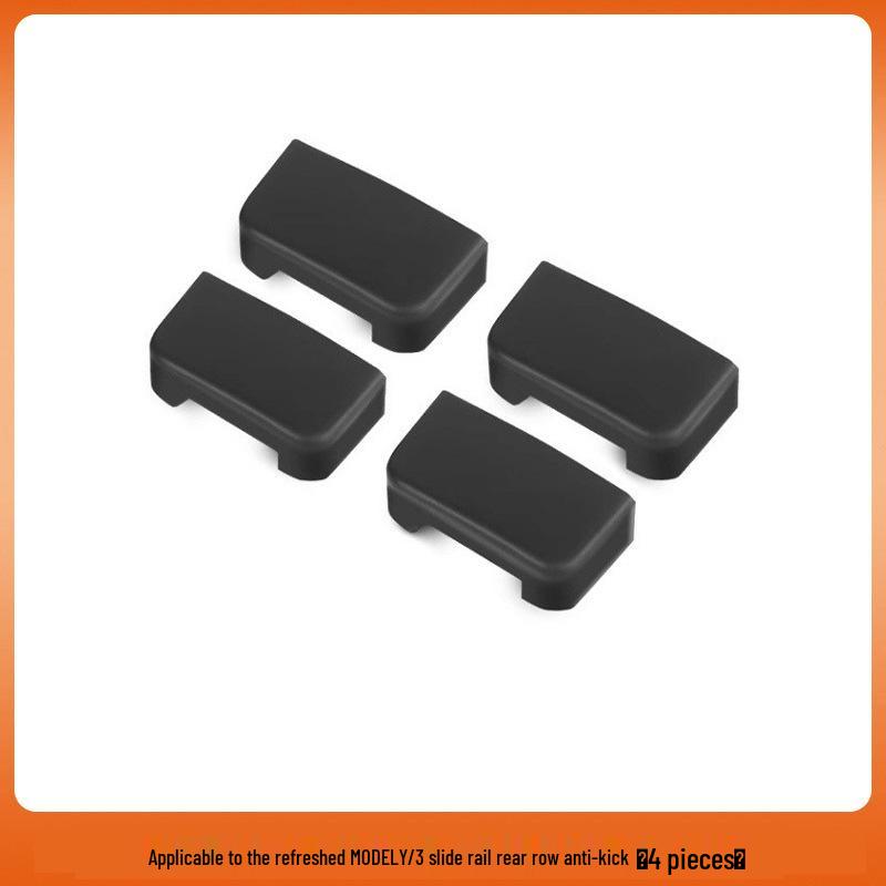 Tesla Model 3/Y Seat Rail Anti-Kick Plug & Model Y Roller Anti-Collision Covers