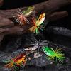 5Lots Frogs Soft Lures Tube Baits Plastic Fishing Lures with Fishing Hook Topwaters Frogs Artificial 3D Eye