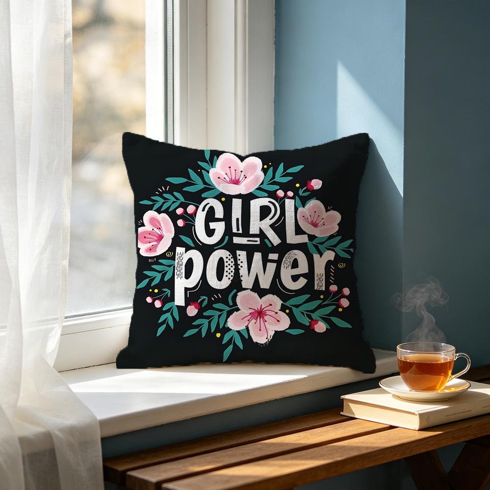 Art FFloral Inspirational Text Cushion Cover Cushion Cover Set Pcs X X X Pillowcase Decorative Sofa Home Decor