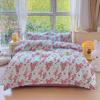 Pure Cotton Abraded Bedding Four-piece Set, Bed Sheet Quilt Cover, Dormitory Cotton Three-piece Set