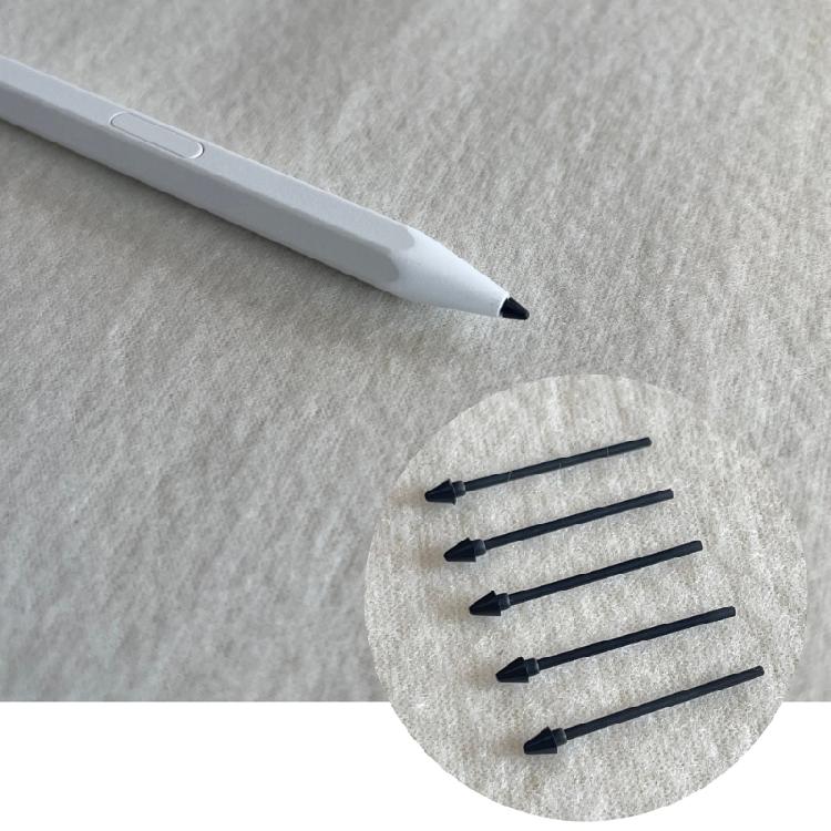 Förpackning med 5 pennpåfyllningar med klämma för säker fastsättning för Tab S11/S11Ultra Stylus-pennor