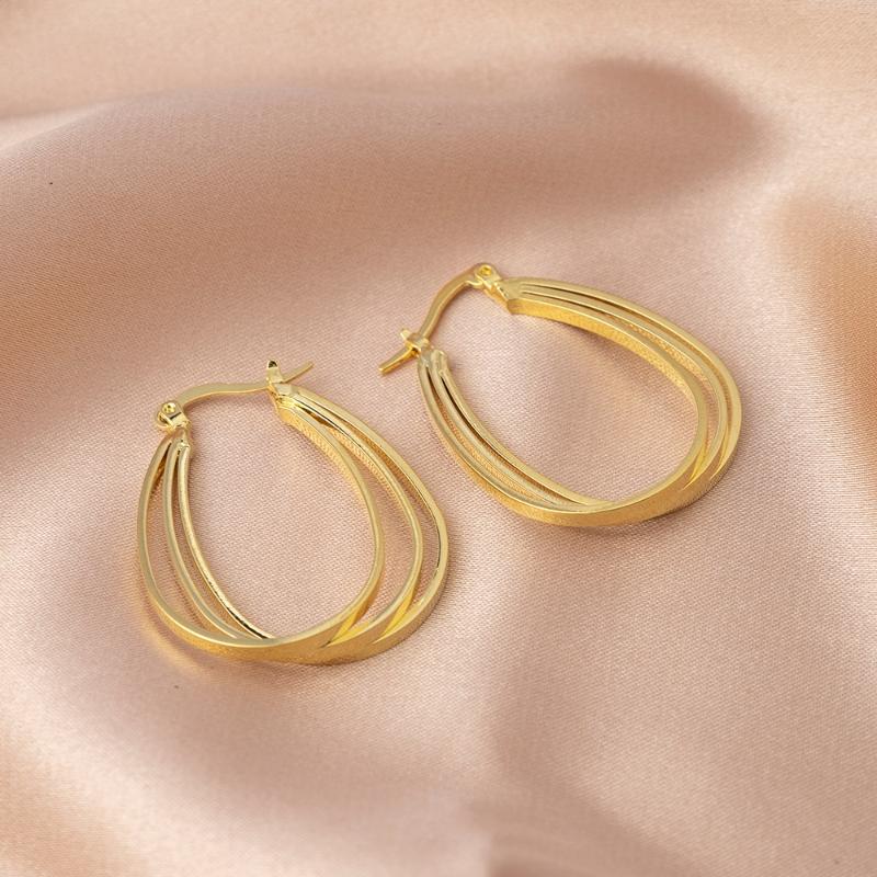 Fashion Trend Unique Design Elegant Delicate Retro Stud Earrings Women Jewelry Party Gifts