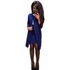 2022 Autumn/Winter European & American Women's Patchwork Solid Color Skirt Suit