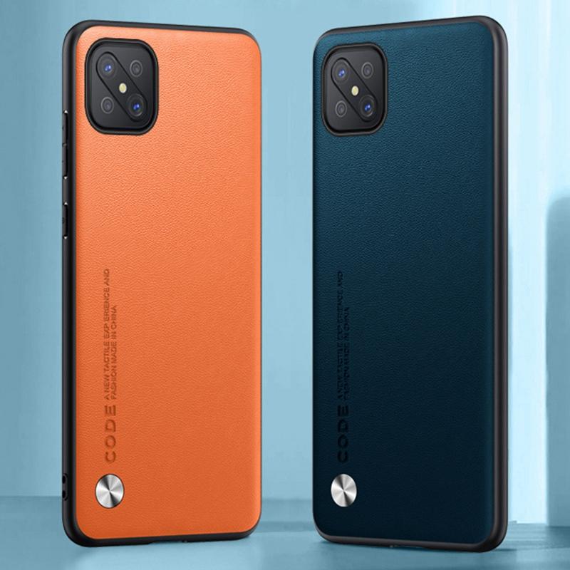 Luxury PU Leather Case For OPPO Reno 4Z 5G Back Cover Silicone Shockproof Full Protection Phone Case For OPPO Reno4 Z Reno4Z