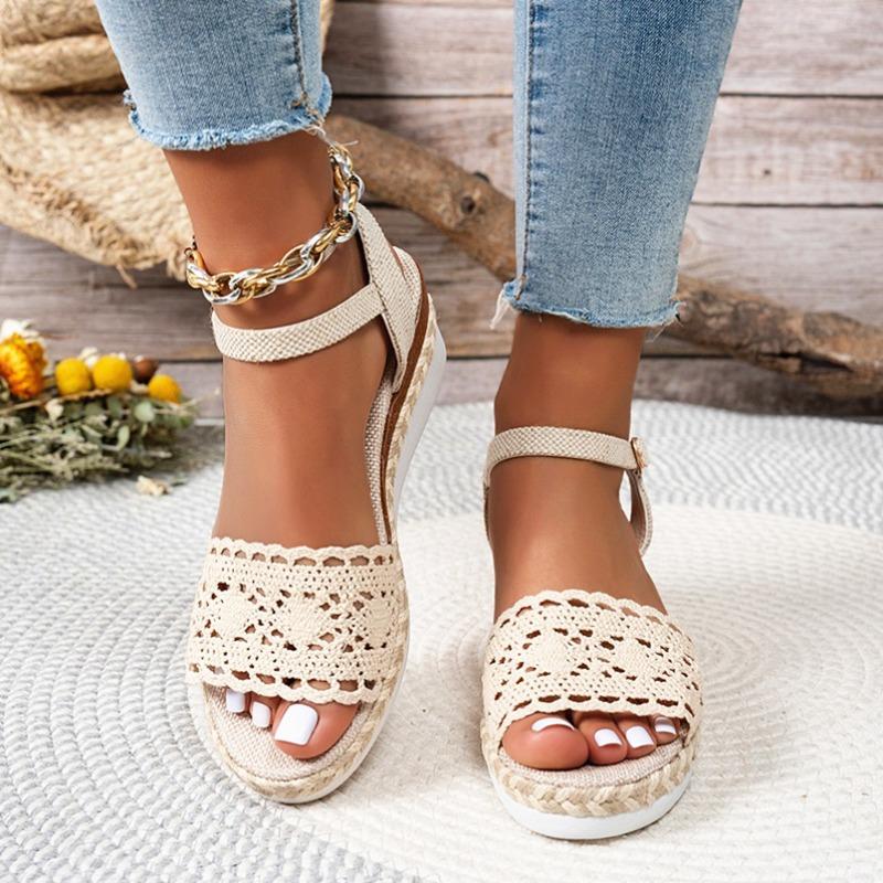 Fashion Women Sandals Summer Casual Luxury Flat Sandals Platform Shoes for Women 2025 New Designer Fashion Sandals Sandalias De Mujer