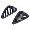2pcs Car Air Vent Outlet Cover Trim Front Upper Carbon Fiber Style Replacement for Mazda CX‑3 CX3 2017‑2018