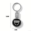 1Pcs Car Emblem Keychain Metal Key Ring Accessories For Dacia Duster Sandero Bigster Dokker Jogger Logan Stepway Lodgy MCV 2019