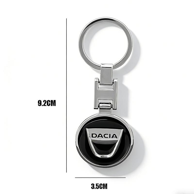1Pcs Car Emblem Keychain Metal Key Ring Accessories For Dacia Duster Sandero Bigster Dokker Jogger Logan Stepway Lodgy MCV 2019