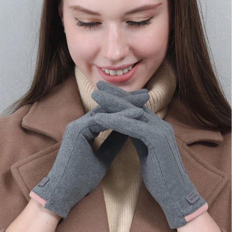 Cold Protection Windproof Touch Screen Gloves Warmer Mittens Women Gloves Cycling Gloves