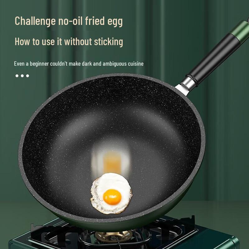 Maifan Stone Non-Stick Cast Iron Wok