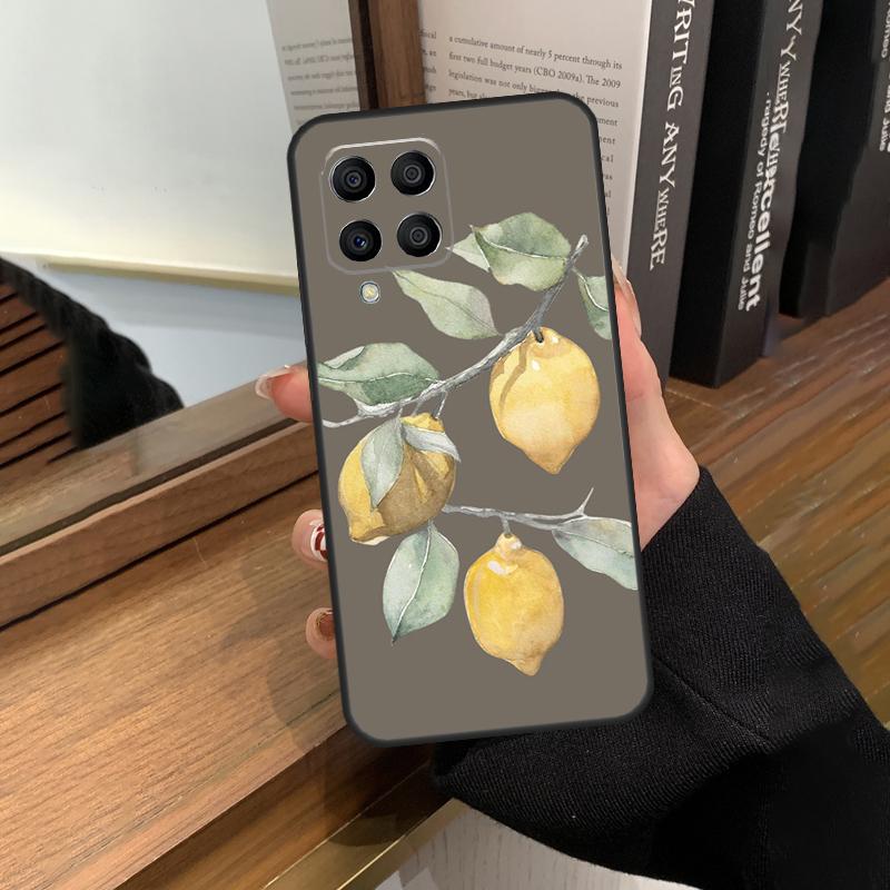 Lemon Fruit Case For Samsung Galaxy M56 M06 M16 M36 M52 M32 M12 M54 M34 M14 M35 M55 M15 M11 M31 M13 M53
