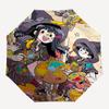 1pc Outdoor Umbrella with Magical Artist Characters - Automatic Opening & Closing, Portable 3-Fold Design, 8-Rib Iron Frame, Perfect Gift for Fan