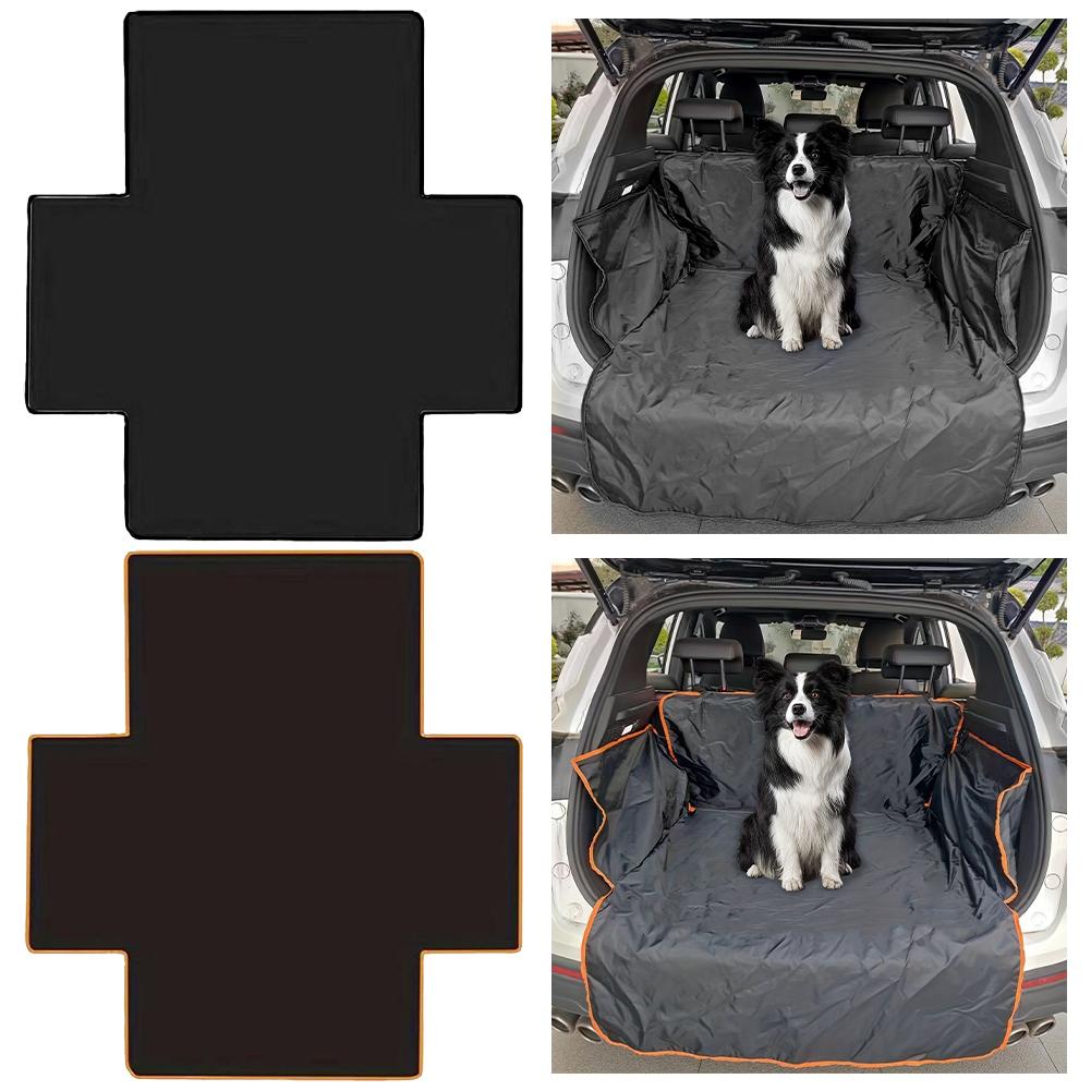 Thickened Waterproof Wear-resistant Stain-resistant Pet Mat for Cars, Large Dogs, Trunk Back Seat, Anti-shedding Mat for La J6I3