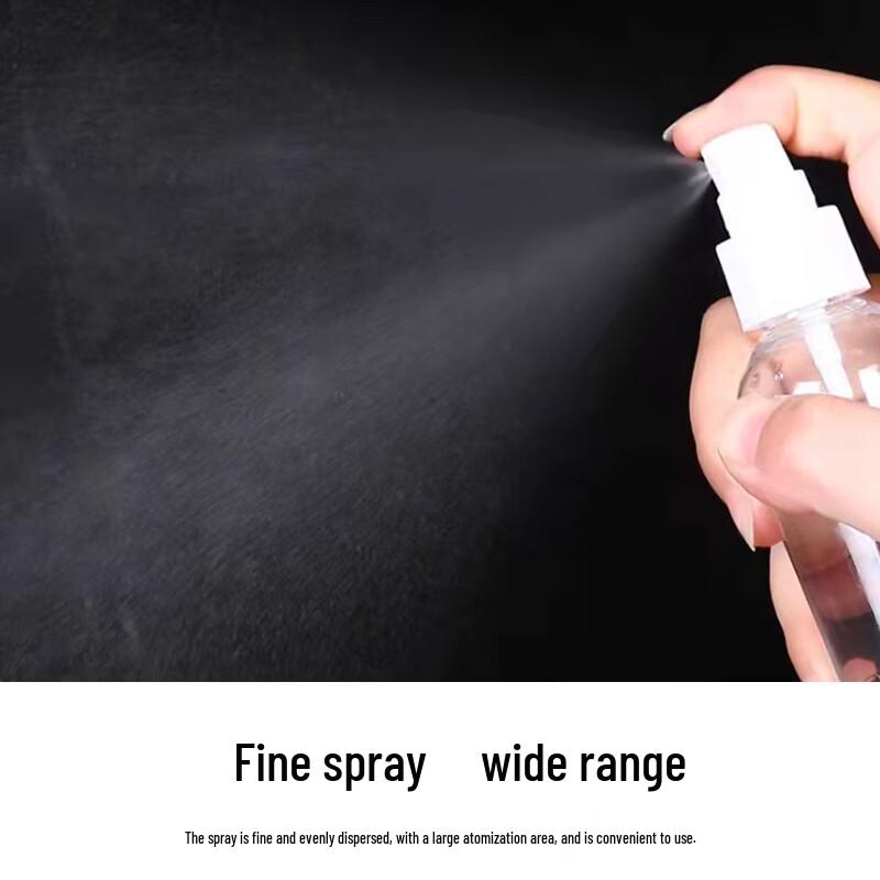 OIMG Mini Portable Transparent Plastic Spray Bottles (6-Pack)