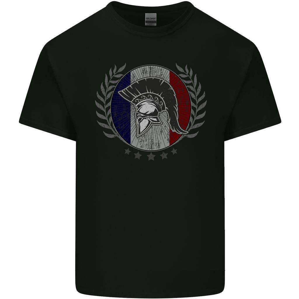 French Bodybuilding Flag Gym Training France Unisexs Light Cotton TShirt