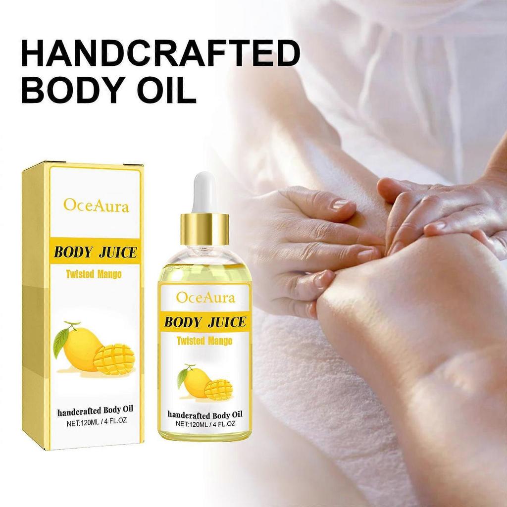 Mango Body Care Oil Nourishes and Moisturizes the Skin, Relieves Fatigue, and Makes the Skin Soft and Smooth. Massage Essential Oil 1