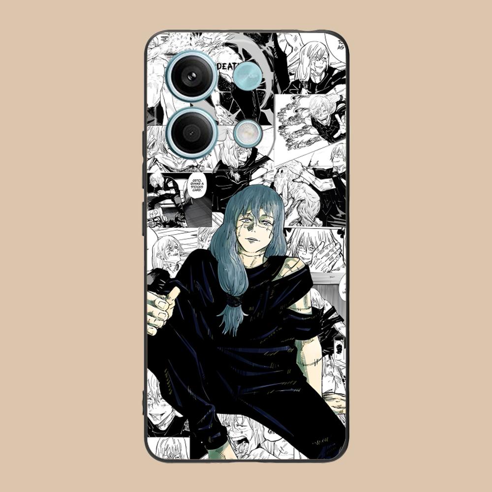 

JJK Mahito Phone Case for Xiaomi 15 14 13 12 Mi 11 T Ultra Lite Pro S X 5G Soft TPU Shockproof Cover Xiaomi 11T Pro